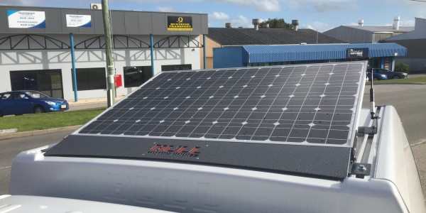 solar panel secondary battery setup